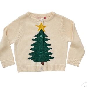 Pink Chicken Holiday Tree Sweater